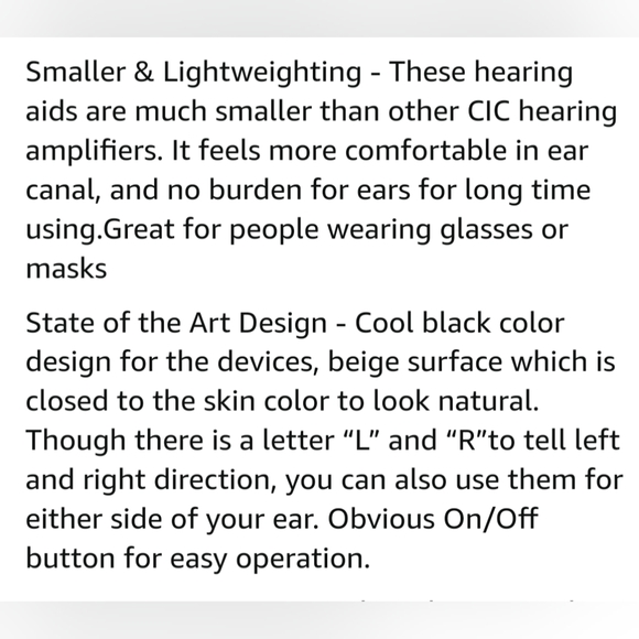 iBstone Rechargable Hearing Amplifier, almost NWT - Picture 8 of 11